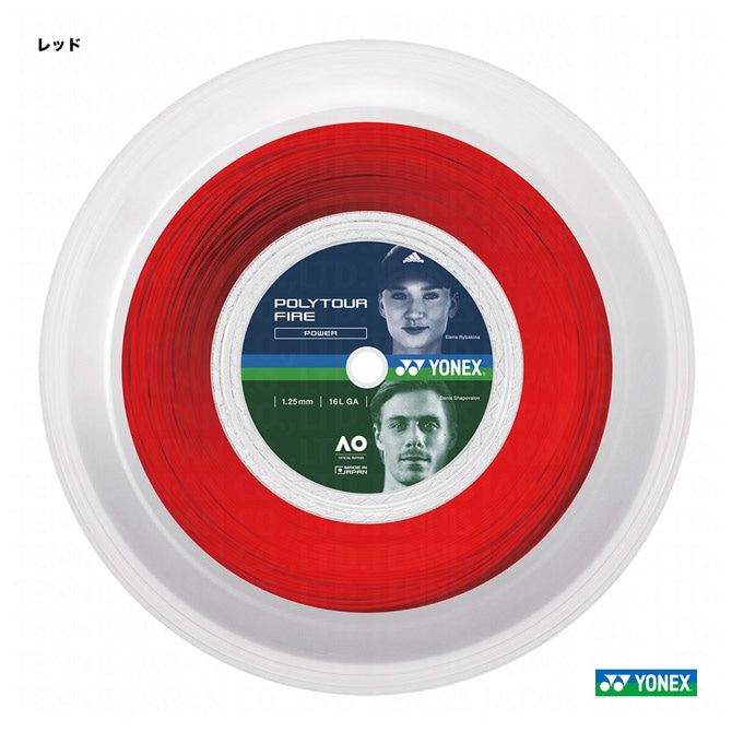 ヨネックス YONEX テニスガット ロール ポリツアープロ（POLYTOUR PRO