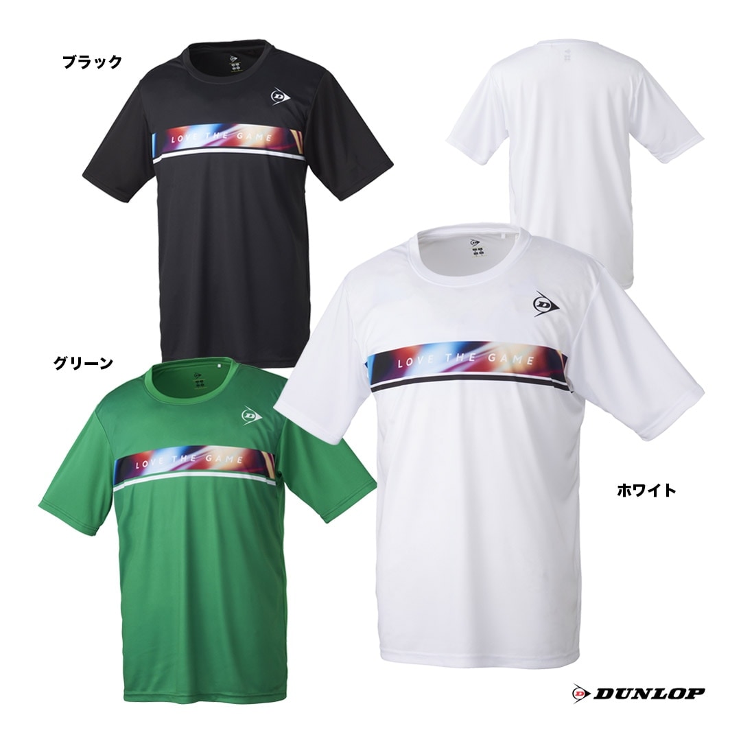 テニスルック ダンロップ DUNLOP テニスウェア ユニセックス Tシャツ DAL-8301 | メーカー,ダンロップ,ウェア | テニスジャパン本店