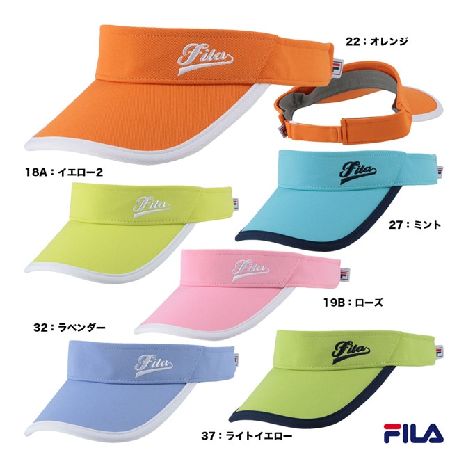 フィラ FILA レディス ロゴバイザー VL9260 | メーカー,フィラ