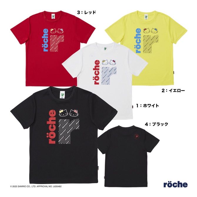 ローチェ roche テニスウェア ユニセックス サンリオキャラクターズ×roche コラボTシャツ S0002