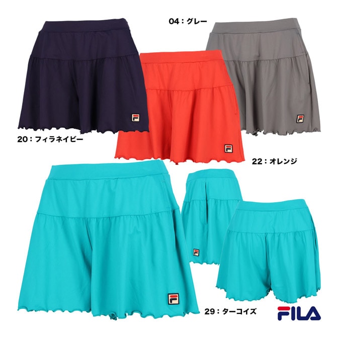 フィラ　テニス　セットアップ　XL VL2696 VL2693 フィラ FILA テニスウェア レディス キュロットパンツ VL2688