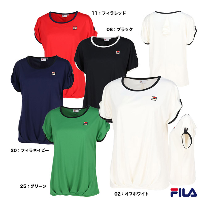 美品　フィラ　FILA テニス　ウエア フィラ FILA テニスウェア レディス ゲームシャツ VL2698 | メーカー