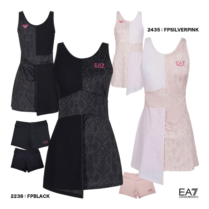 エンポリオアルマーニ EMPORIO ARMANI EA7 テニスウェア レディス PRO W FREESTYLE DRESS 6RTA52