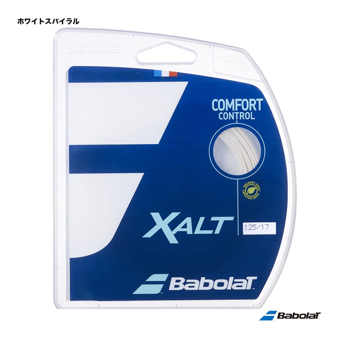 バボラ BabolaT テニスガット 単張り エクサルト（XALT） 125 ホワイトスパイラル 241150（125）