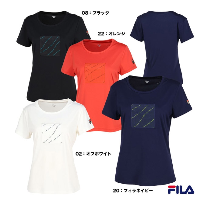 フィラ FILA テニスウェア レディス アップリケTシャツ VL2685