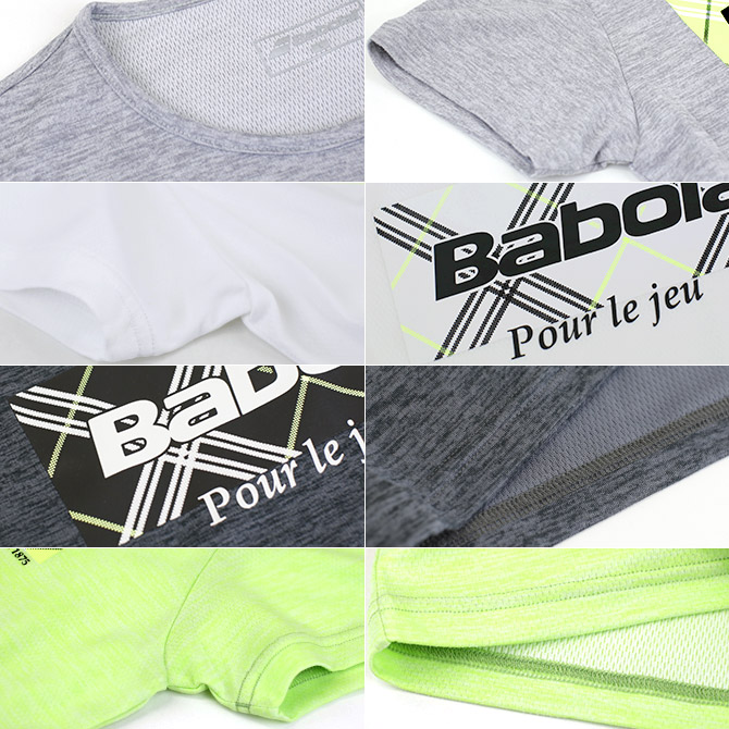テニスウェア　バボラ Babolat バボラ テニスウェア レディース PURE SHORT SLEEVE