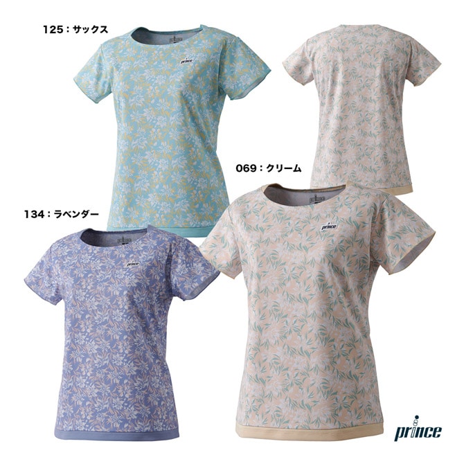 プリンス prince テニスウェア レディス ゲームシャツ WS4067