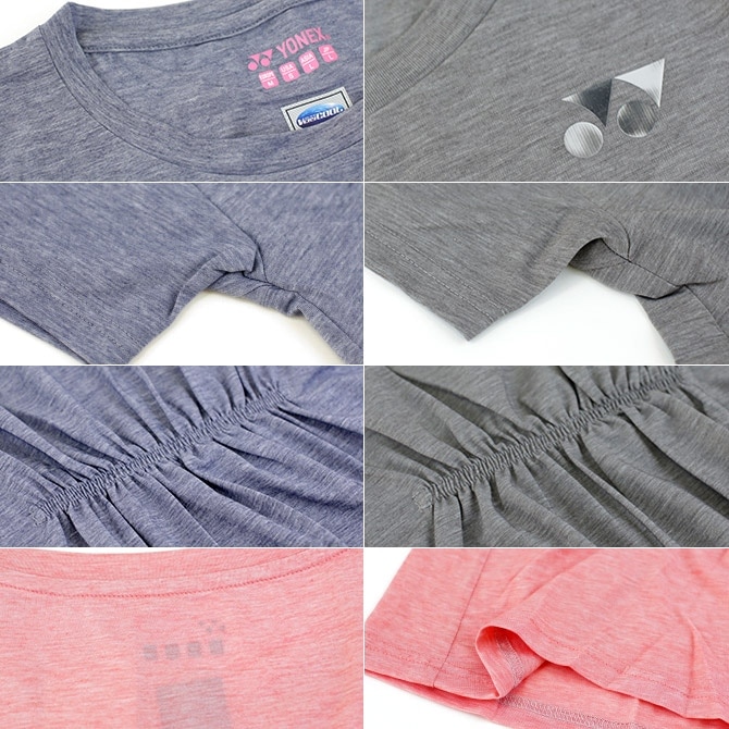 あか様確認用 YONEX アウトドア用ウェア 16714 ウィメンズTシャツ（グレー） サイズ