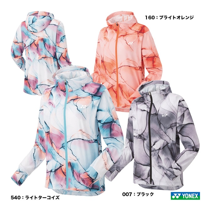YONEXウォームアップウェア 生地厚め　暖かい ヨネックス YONEX テニスウェア レディス ウォームアップシャツ 57078