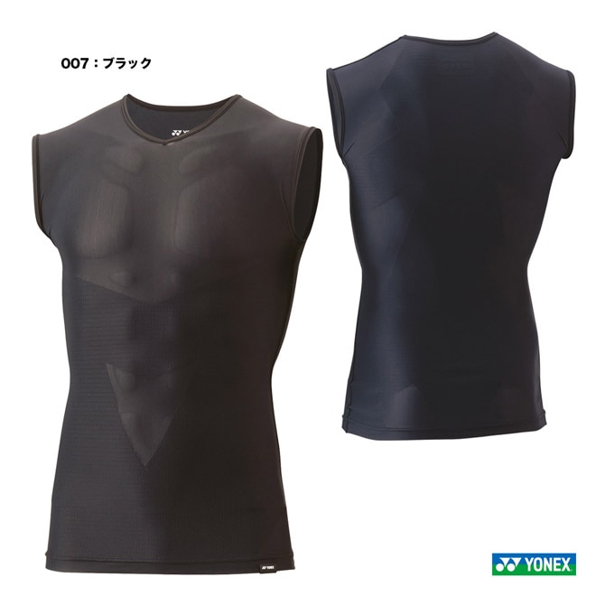 YONEX STB ユニノースリーブシャツ L アンダーシャツ STB YONEX アンダーウェア ユニセックス Vネック半袖シャツ STBA1022
