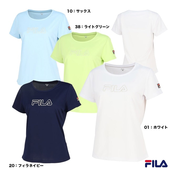 フィラ FILA テニスウェア レディス アップリケTシャツ VL2819