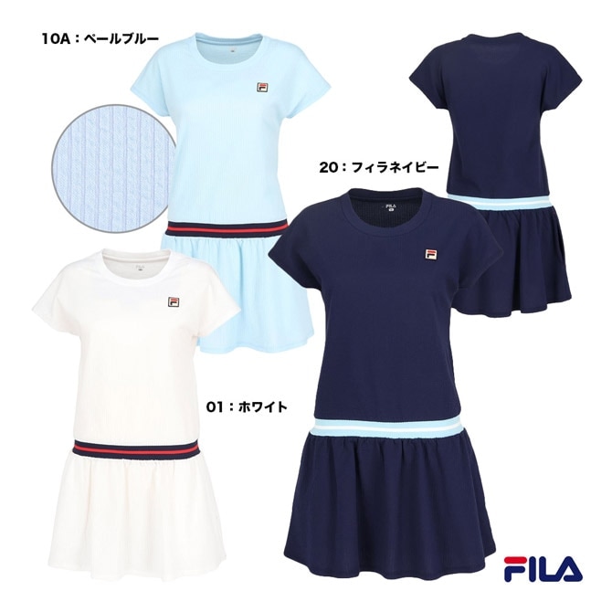 FILA - タグ付き新品　フィラテニス　ティアードラインが可愛いワンピ^_^ 50593475001B.jpg