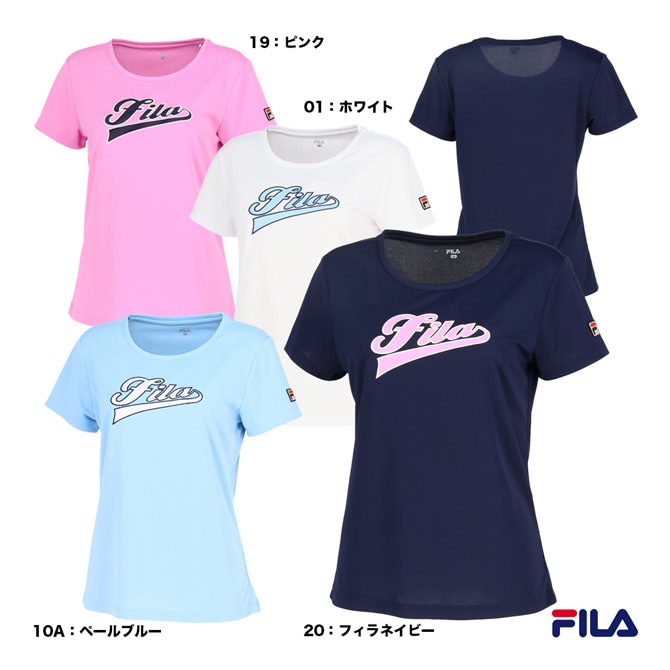 フィラ FILA テニスウェア レディス アップリケTシャツ VL2808