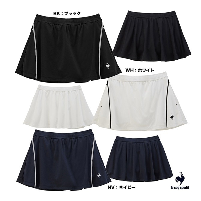 ルコック レディーステニスウェアセット ネイビー/ホワイト 花柄 楽天