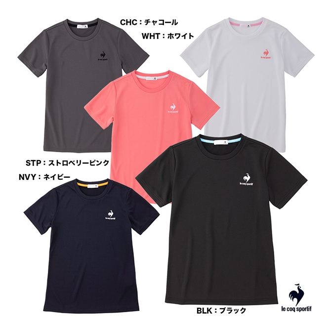ルコックスポルティフ LCS ウェア レディス エコペットショートスリーブシャツ QMWTJA30Z