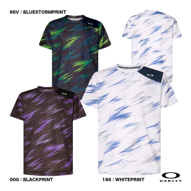 オークリー OAKLEY テニスウェア メンズ SLANT GRAPHIC SS TEE 9.0