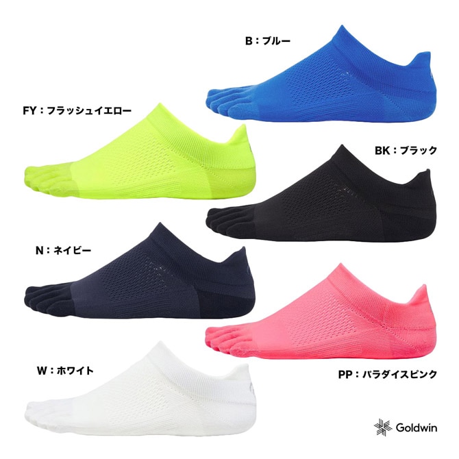 シースリーフィット C3fit  ユニセックス ファイブトゥ アーチサポート ショートソックス GC23302