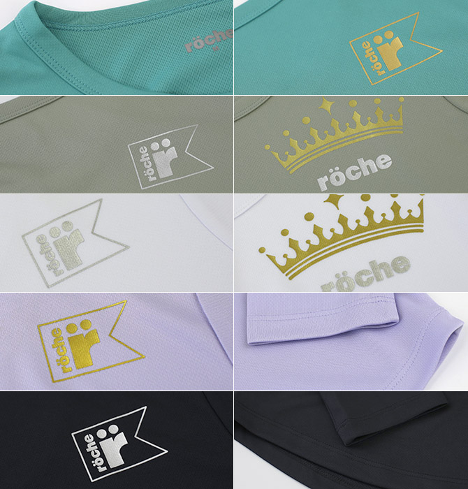 まる。様 ローチェ roche テニスウェア レディス プラクティス長袖Tシャツ