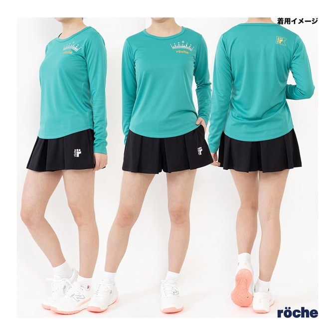 まる。様 ローチェ roche テニスウェア レディス プラクティス長袖Tシャツ