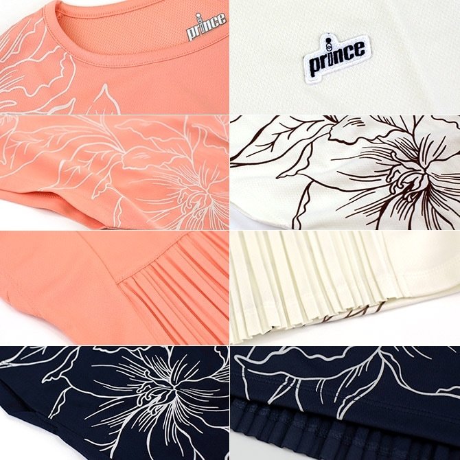 プリンス prince テニスウェア レディス ゲームシャツ WF4087
