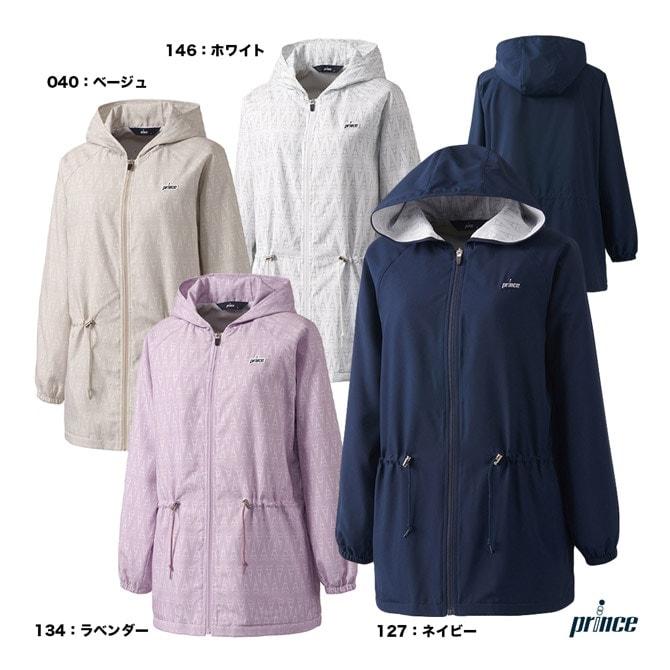 プリンス prince テニスウェア レディス 蓄熱ウィンドジャケット