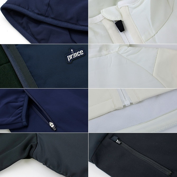 プリンス prince テニスウェア レディス ハイブリッドジャケット