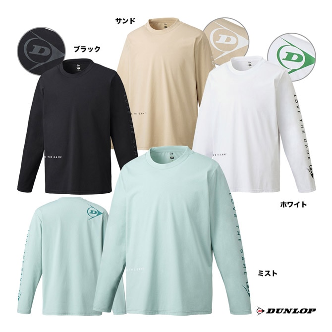 ダンロップ DUNLOP テニスウェア ユニセックス ロングスリーブTシャツ DASM-8446