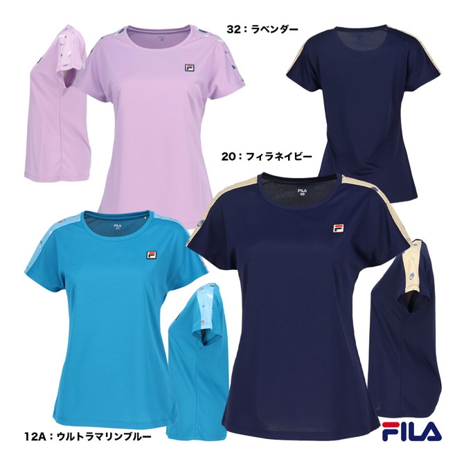 フィラ FILA テニスウェア レディス ゲームシャツ VL2916 | メーカー フィラ FILA テニスウェア レディス ゲームシャツ VL2916 | メーカー