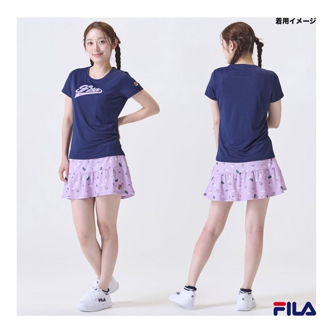 櫻 ビニール巻きスコート 透明×クリアピンク 丈27.5 2510 フィラ FILA テニスウェア レディス スコート VL2912 | メーカー