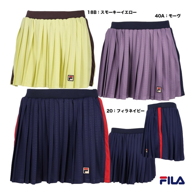 FILA テニスウェア スカート付き ブラック/ベージュ　Mサイズ フィラ FILA テニスウェア レディス スコート VL2934 | メーカー