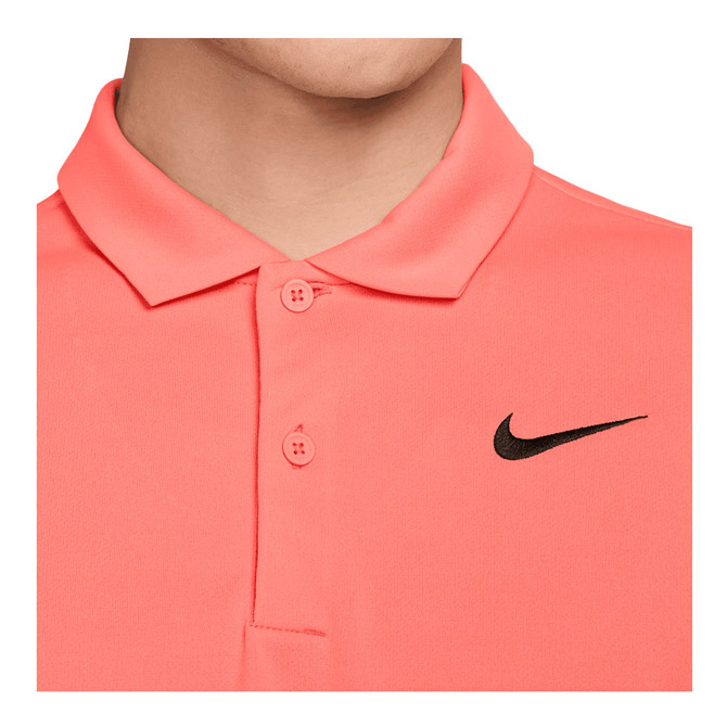 NIKE テニス 半袖ポロシャツ クロコ柄 ハーフジップ フェデラー着用 赤 NIKE ナイキゴルフ 半袖ポロシャツ ピンクレッド 細ボーダー柄