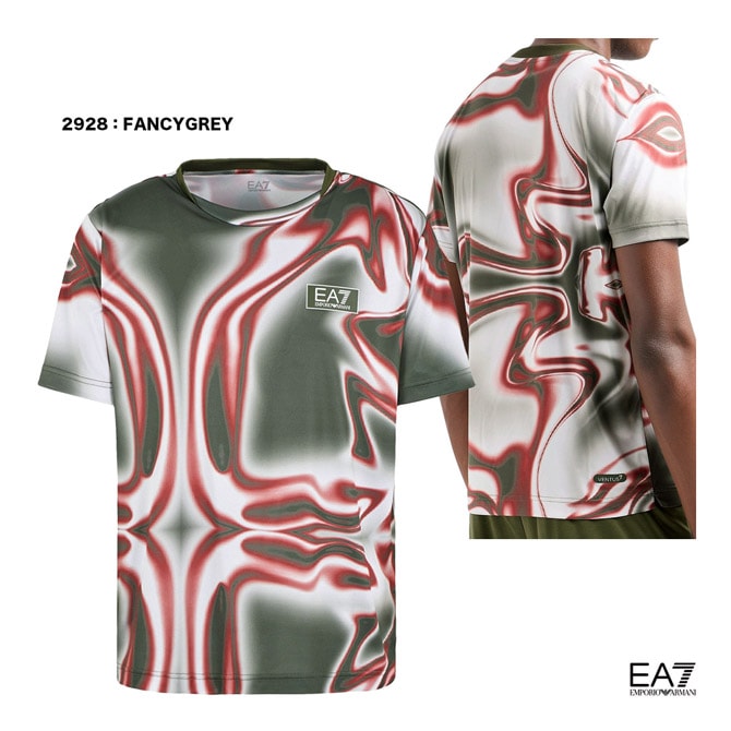 エンポリオアルマーニ EMPORIO ARMANI EA7 テニスウェア メンズ TENNIS PRO M TEE SS GRAPHIC PL 6DPT17