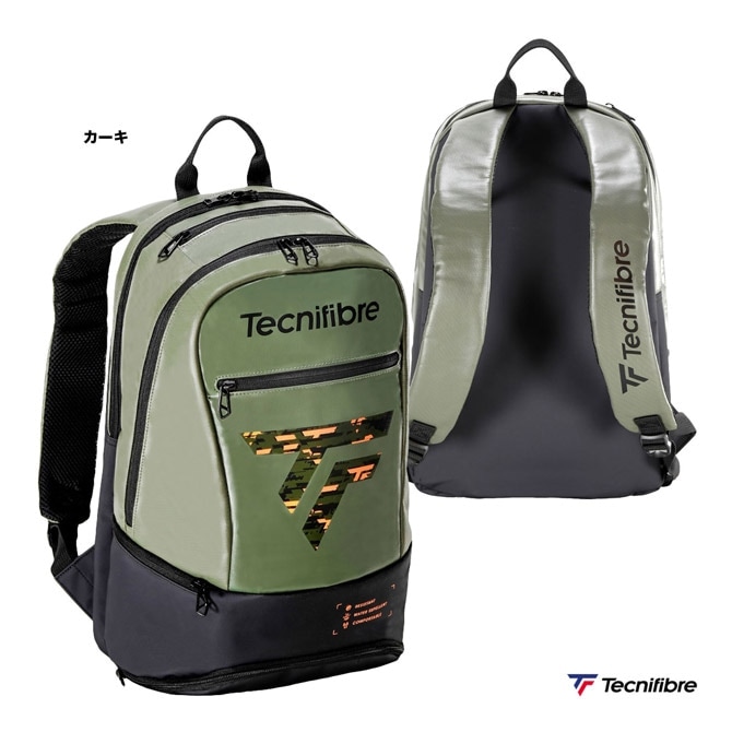 テクニファイバー Tecnifibre テニスバッグ TOUR ENDU KHAKI BACK