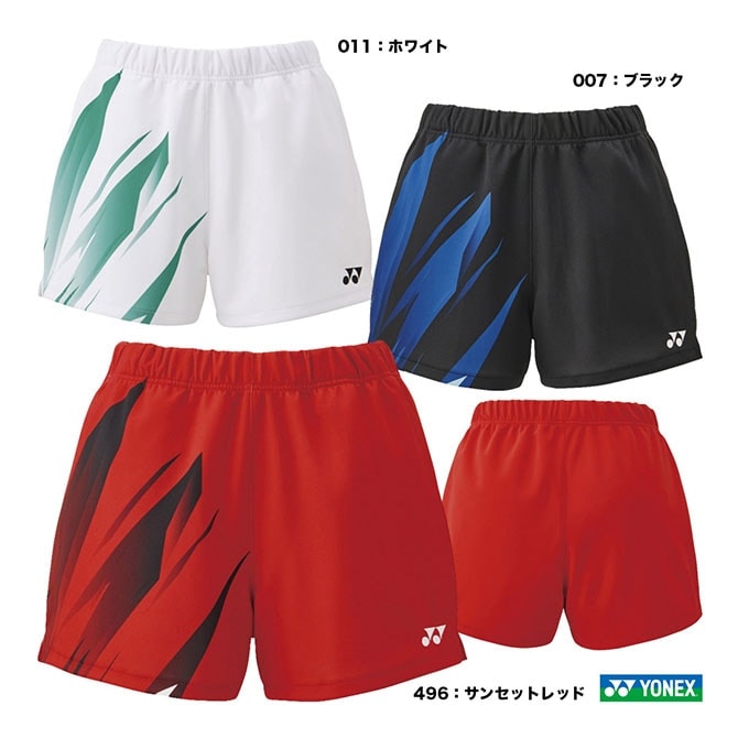 YONEX テニスウェア 赤・白・紺 幾何学模様 YONEX テニスウェア 赤・白・紺 幾何学模様 YONEX テニスウェア