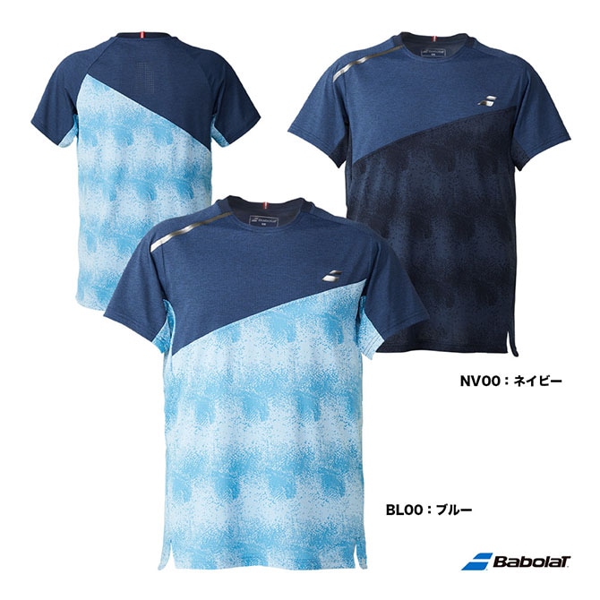スポーツウェア シャツ(バラ売り可) バボラ BabolaT テニスウェア ユニセックス VS ショートスリーブシャツ