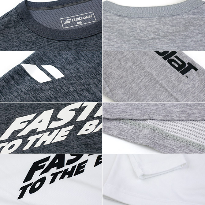 バボラ BabolaT テニスウェア ユニセックス PURE ロングスリーブシャツ