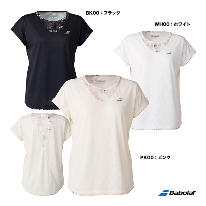 バボラ BabolaT テニスウェア レディス PURE ショートスリーブ