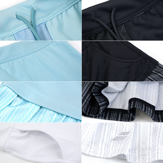 JASPO BWG5427 ホワイト スカート L ウインザーオンラインショップ【SALE】バボラ PURE SKORT