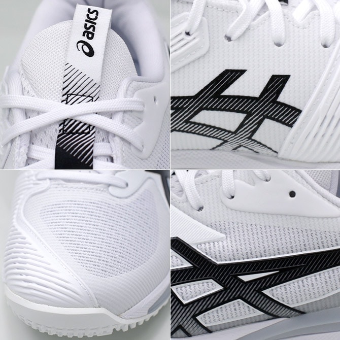 アシックスSOLUTION SPEED FF 3 OC 1041A439-103 SOLUTION SPEED FF 3 OC（オムニ・クレー） | WHITE/BLACK