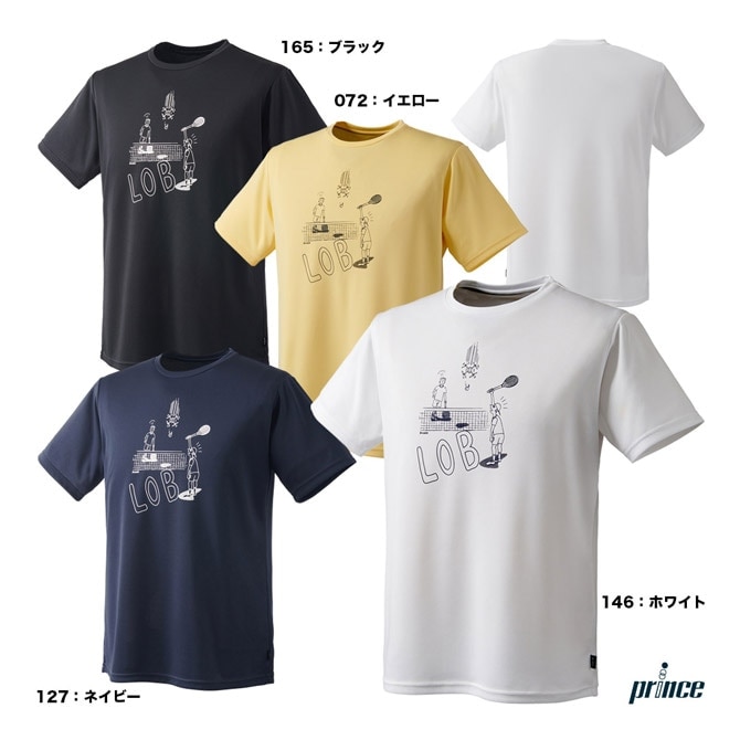 プリンス prince テニスウェア ユニセックス Tシャツ MS5013