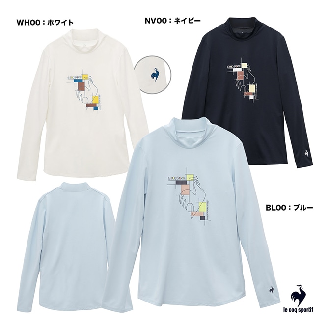 ルコックスポルティフ LCS テニスウェア レディス モックネック長袖