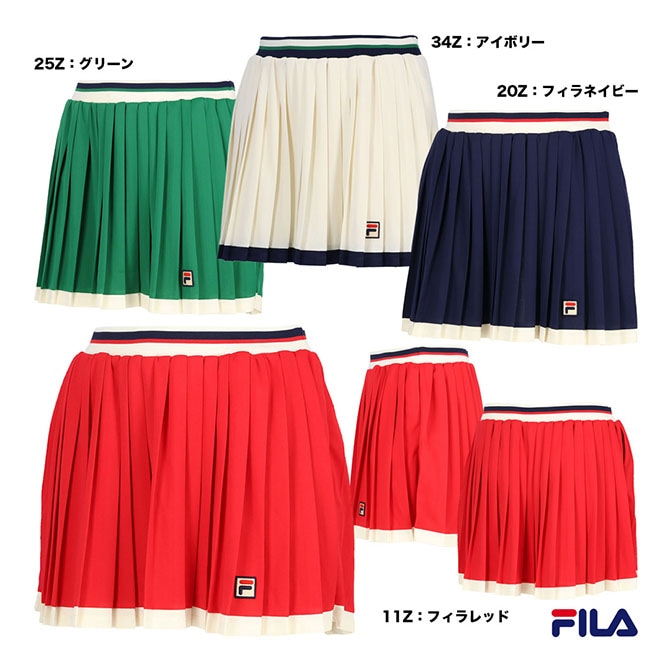 FILA ❤︎海外輸入❤︎テニスウェア　スコート　フィラ フィラ FILA テニスウェア レディス スコート EL0040 | メーカー