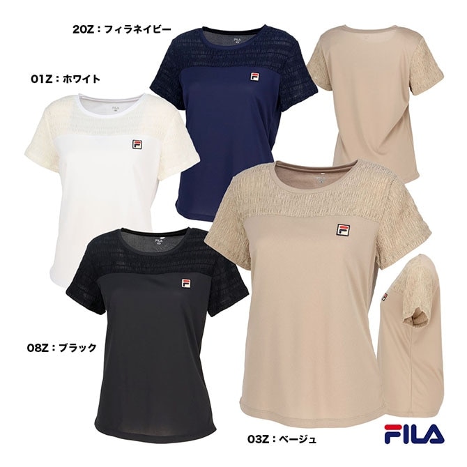フィラ FILA テニスウェア レディス ゲームシャツ EL0050