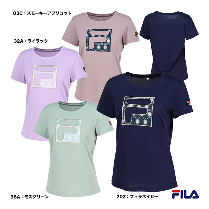 フィラ FILA テニスウェア レディス アップリケTシャツ EL0005