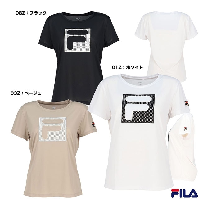 フィラ FILA テニスウェア レディス アップリケTシャツ EL0059