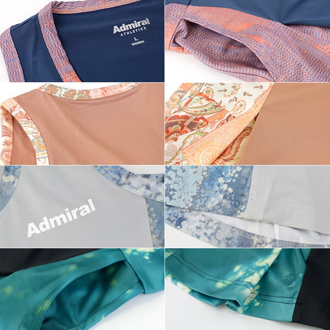 アドミラル Admiral テニスウェア レディス ボックスプリーツ