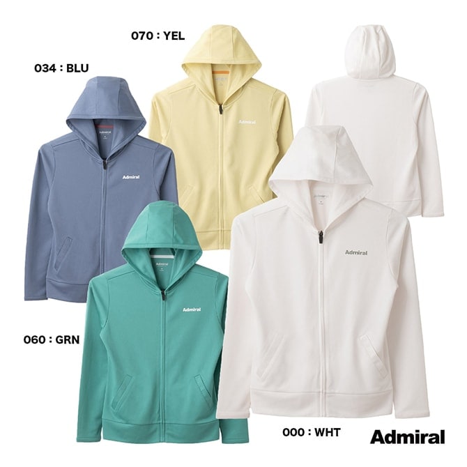 アドミラル　パーカー　レディースS　テニス Admiral アドミラル『Admiral』 テニス・バドミントンウェア