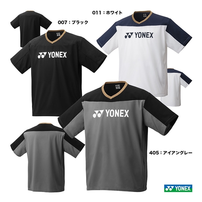 ヨネックス YONEX テニスウェア ユニセックス 半袖Vブレーカー