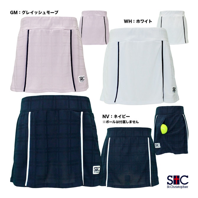 St.Christopher テニススコート St.Christopher テニス スコート ブルー M - メルカリ