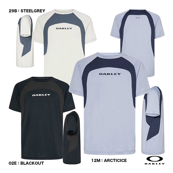 オークリー ゴルフ　シャツ　パンツ　アウトド　トレーニング　テニス　トラベル OAKLEY（オークリー） 爆買 メンズ テニスウェア 上下セット 半袖